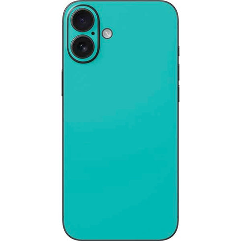 Aqua Blue iPhone 16 Plus Skin