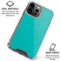 Aqua Blue iPhone 16 Pro Clear Case