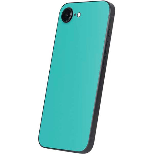 Aqua Blue iPhone 16e Skin