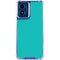 Aqua Blue Moto G Play 4G (2024) Clear Case