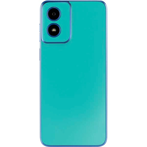 Aqua Blue Moto G Play 4G (2024) Skin