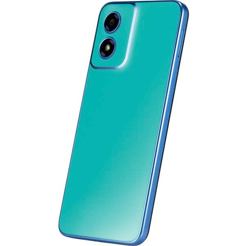 Aqua Blue Moto G Play 4G (2024) Skin