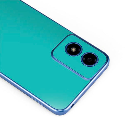 Aqua Blue Moto G Play 4G (2024) Skin