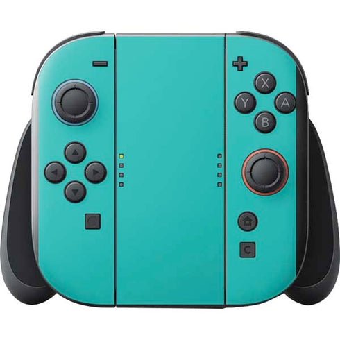 Aqua Blue Nintendo Switch 2 (2025) with Joy-Con Skin