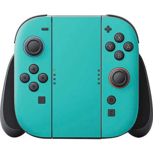 Aqua Blue Nintendo Skins