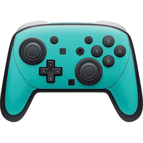 Aqua Blue Nintendo Switch 2 (2025) Pro Controller Skin