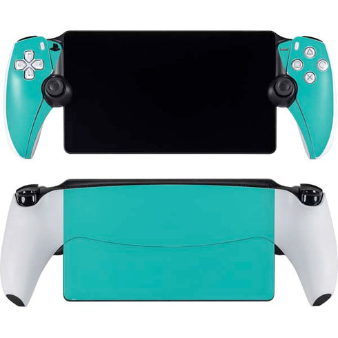 Aqua Blue PlayStation Portal Remote Player Skin