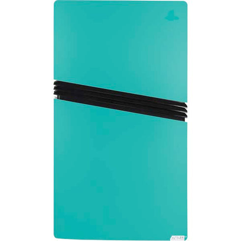 Aqua Blue PS5 Pro Console Skin