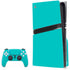 Aqua Blue PS5 Pro Disk Bundle Skin