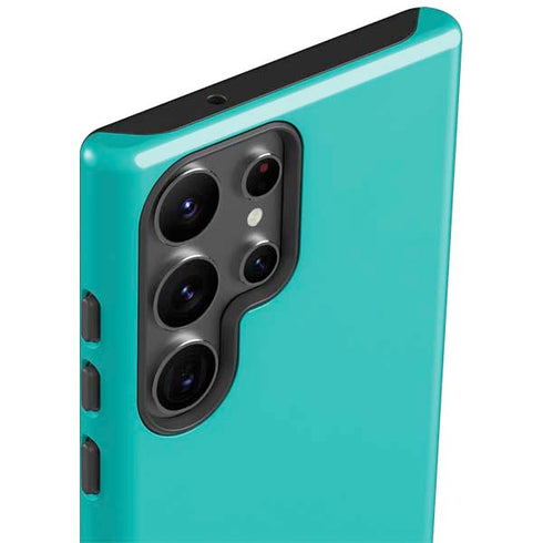 Aqua Blue Galaxy S23 Ultra Pro Case