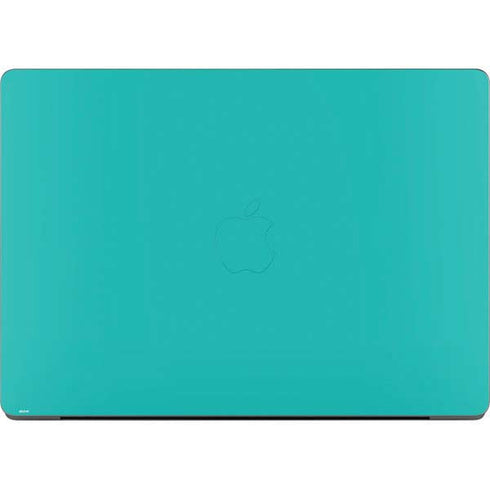 Aqua Blue Apple MacBook Pro 14-inch Skin
