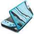 Aqua Blue Marble Ink Nintendo Skins