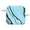 Aqua Blue Marble Ink 85W Power Adapter (15 and 17 inch MacBook Pro Charger) Skin