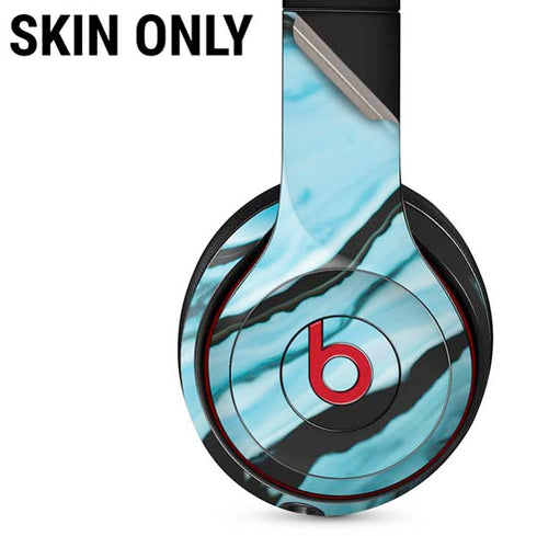 Aqua Blue Marble Ink Beats Solo 3 Wireless Skin