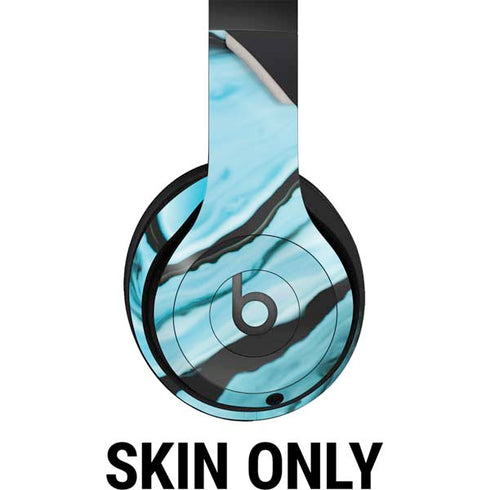 Aqua Blue Marble Ink Beats Studio Pro Wireless Headphones Skin
