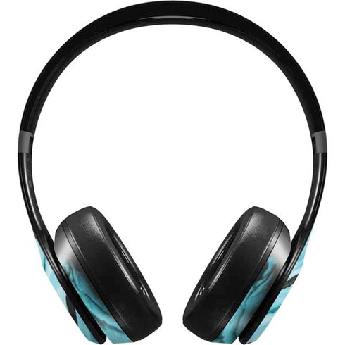 Aqua Blue Marble Ink Beats Studio Pro Wireless Headphones Skin