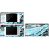 Aqua Blue Marble Ink Nintendo Skins