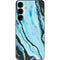Aqua Blue Marble Ink Galaxy A16 5G Skin