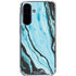 Aqua Blue Marble Ink Galaxy A36 5G Clear Case