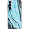Aqua Blue Marble Ink Galaxy A36 5G Skin