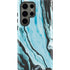 Aqua Blue Marble Ink Galaxy S23 Ultra Pro Case