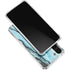 Aqua Blue Marble Ink Galaxy S24 FE Clear Case