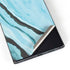 Aqua Blue Marble Ink Galaxy S25 Ultra Skin