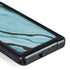 Aqua Blue Marble Ink Galaxy S24 Ultra Waterproof Case