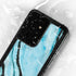 Aqua Blue Marble Ink Galaxy S24 Ultra Waterproof Case