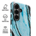 Aqua Blue Marble Ink Galaxy S26 Impact Case