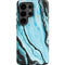Aqua Blue Marble Ink Galaxy S26 Ultra Impact Case