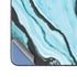 Aqua Blue Marble Ink Galaxy Z Fold5 5G Skin