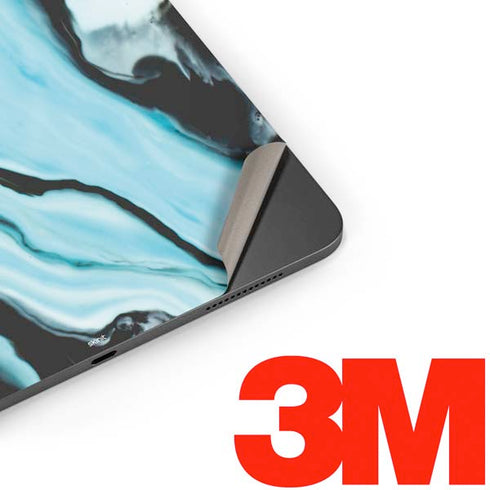 Aqua Blue Marble Ink Apple iPad Pro Skin