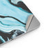 Aqua Blue Marble Ink iPad Pro 13in M4 (2024) Skin