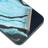Aqua Blue Marble Ink iPhone 15 Skin