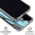 Aqua Blue Marble Ink iPhone 16 Plus Clear Case