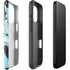 Aqua Blue Marble Ink iPhone 16 Pro Impact Case