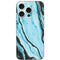 Aqua Blue Marble Ink iPhone 16 Pro Skin