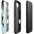 Aqua Blue Marble Ink iPhone 16e Impact Case
