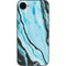 Aqua Blue Marble Ink iPhone 16e Skin