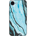 Aqua Blue Marble Ink iPhone 16e Skin