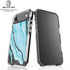 Aqua Blue Marble Ink iPhone 17 Air Clear Case