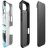 Aqua Blue Marble Ink iPhone 17 Air Impact Case