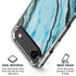 Aqua Blue Marble Ink iPhone 17 Air MagSafe Case