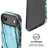 Aqua Blue Marble Ink iPhone 17 Air Magsafe Impact Case