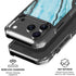 Aqua Blue Marble Ink iPhone 17 Pro Max MagSafe Case