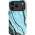 Aqua Blue Marble Ink iPhone 17 Pro Max Magsafe Impact Case
