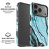 Aqua Blue Marble Ink iPhone 17 Pro Max Magsafe Impact Case