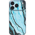 Aqua Blue Marble Ink iPhone 17 Pro Max Skin
