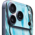 Aqua Blue Marble Ink iPhone 17 Pro Max Skin